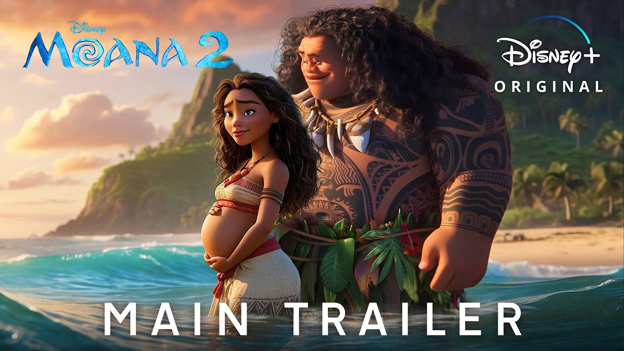 MOANA 2 Main Trailer (2024) Auliʻi Cravalho, Dwayne Johnson Disney+